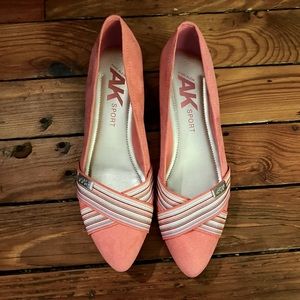 Anne Klein Sport Women's Flats Oalise Orange Size 11